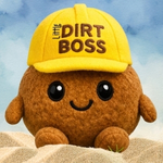 Little Dirt Boss mascot logo